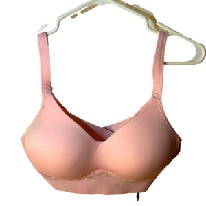 Rhonda Shear pull over pink padded bra style 0021 Size medium